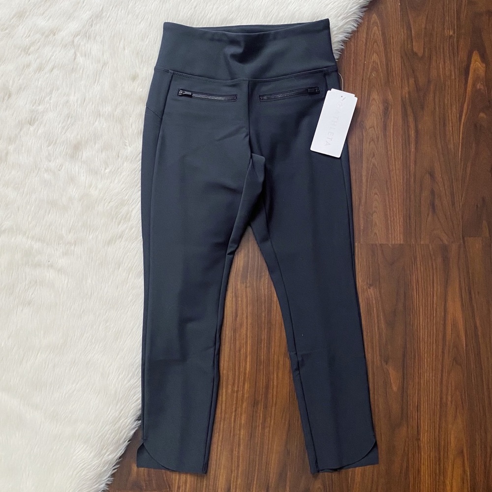 NWT Athleta Stellar Crop Pant In Shale Gray
